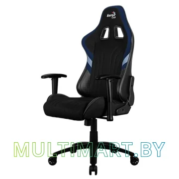 Кресло компьютерное AeroCool AERO 1 Alpha (черный/синий) картинка 6